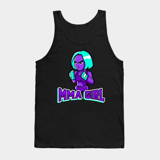 MMA Girl Tank Top by HustleHardStore